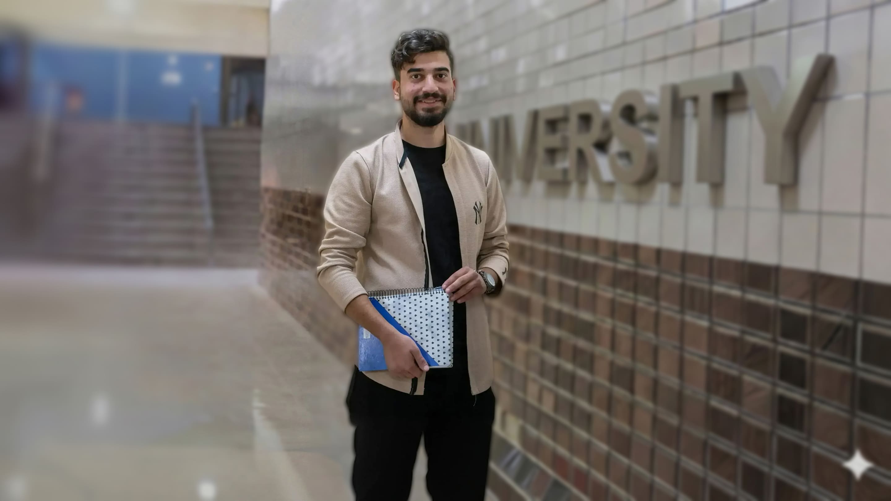 Étudiant soutenu